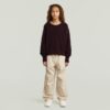 Meisjes gezellige natuurlijke broek Meisjes gezellige natuurlijke broek