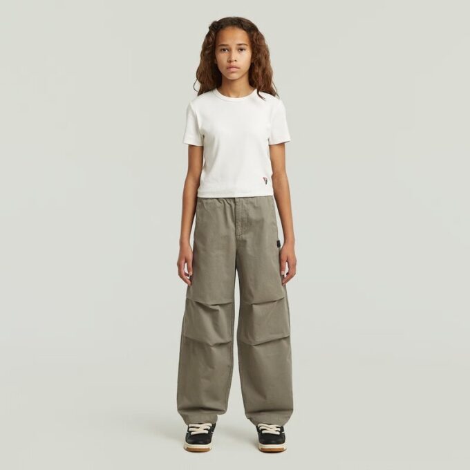 Meisjes gezellige natuurlijke broek