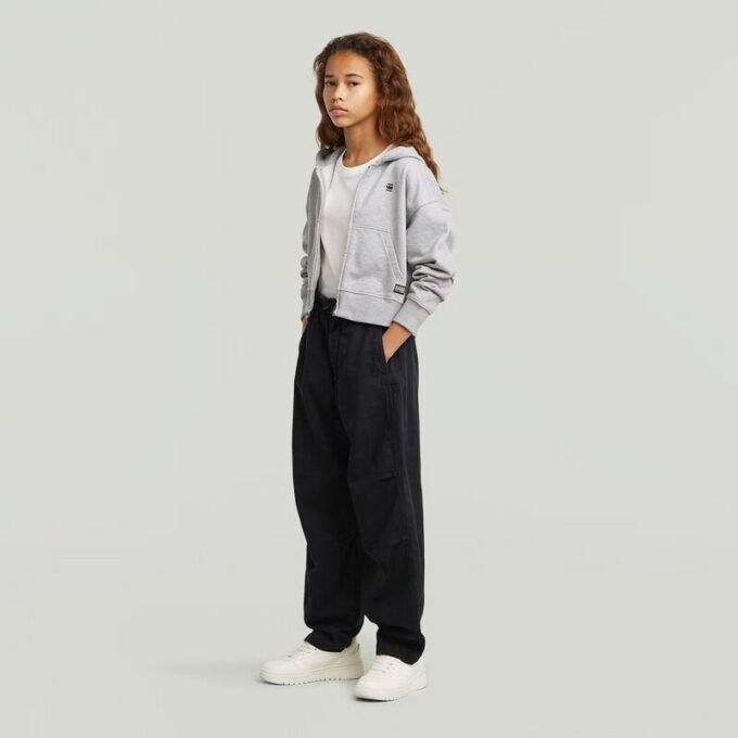 Meisjes gezellige natuurlijke broek Meisjes gezellige natuurlijke broek
