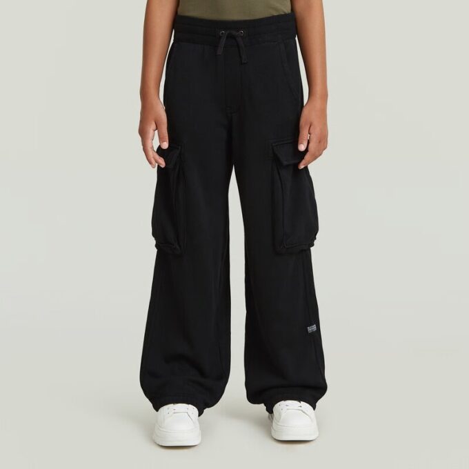 Meisjes hoge taille cargo joggingbroek Meisjes hoge taille cargo joggingbroek