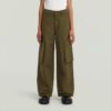 Meisjes hoge taille cargobroek