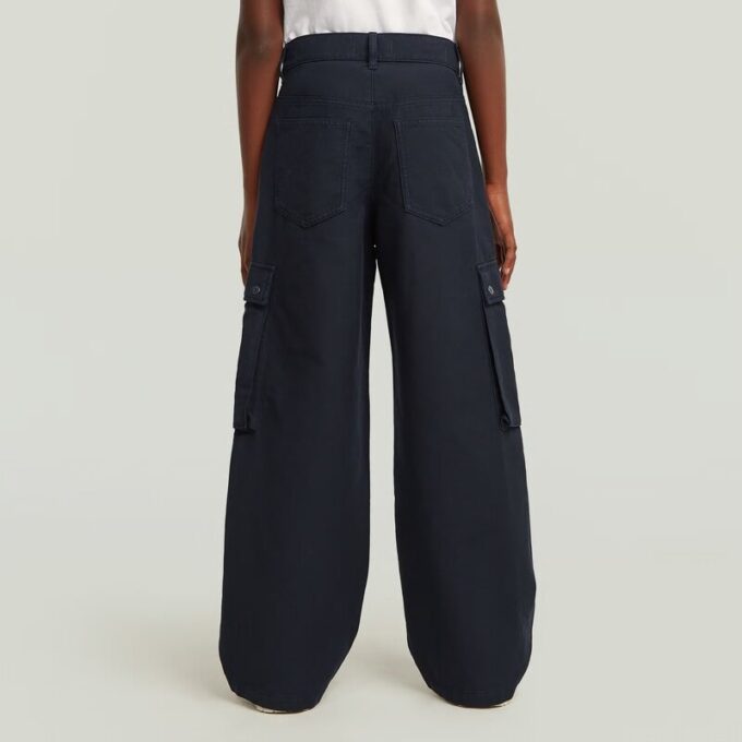 Meisjes hoge taille cargobroek Meisjes hoge taille cargobroek