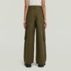 Meisjes hoge taille cargobroek