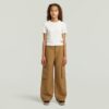 Meisjes hoge taille cargobroek Meisjes hoge taille cargobroek