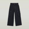 Meisjes hoge taille cargobroek Meisjes hoge taille cargobroek