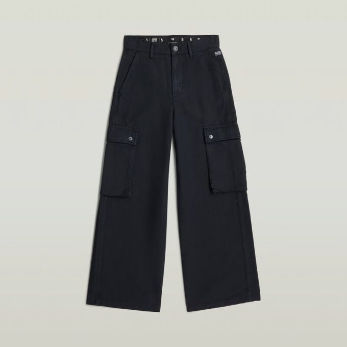 Meisjes hoge taille cargobroek Meisjes hoge taille cargobroek