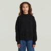 Meisjes moderne kabelgebreide cardigan Meisjes moderne kabelgebreide cardigan