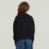 Meisjes moderne kabelgebreide cardigan Meisjes moderne kabelgebreide cardigan