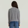 Meisjes moderne kabelgebreide cardigan Meisjes moderne kabelgebreide cardigan