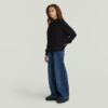 Meisjes moderne kabelgebreide cardigan Meisjes moderne kabelgebreide cardigan