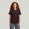 Meisjes opgerolde T-shirt Meisjes opgerolde T-shirt