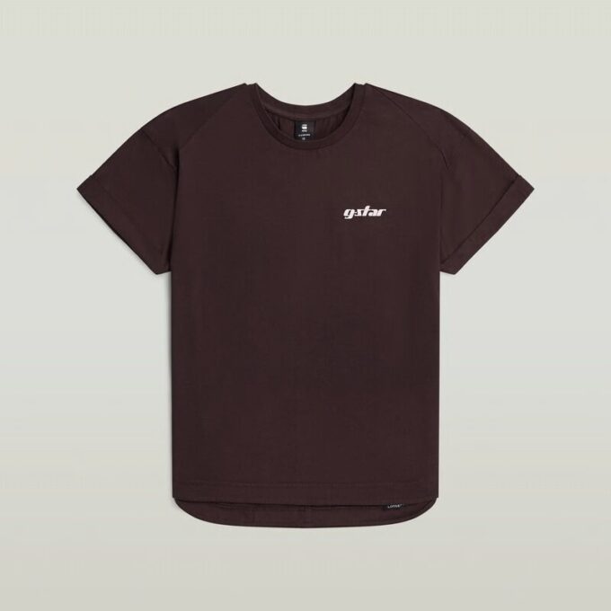 Meisjes opgerolde T-shirt Meisjes opgerolde T-shirt
