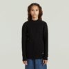 Meisjes ronde knoop gebreide cardigan