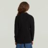 Meisjes ronde knoop gebreide cardigan