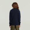 Meisjes ronde knoop gebreide cardigan