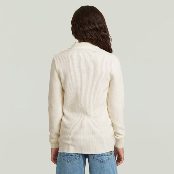 Meisjes ronde knoop gebreide cardigan