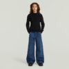 Meisjes ronde knoop gebreide cardigan