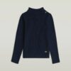 Meisjes ronde knoop gebreide cardigan