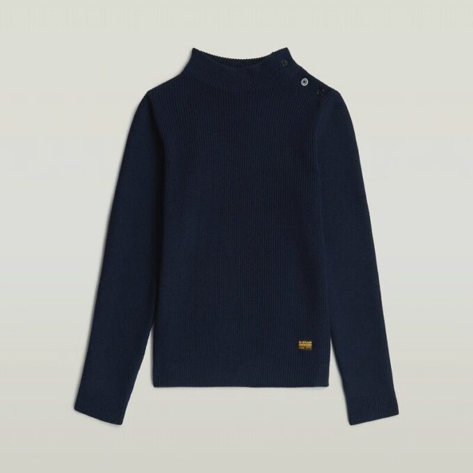 Meisjes ronde knoop gebreide cardigan