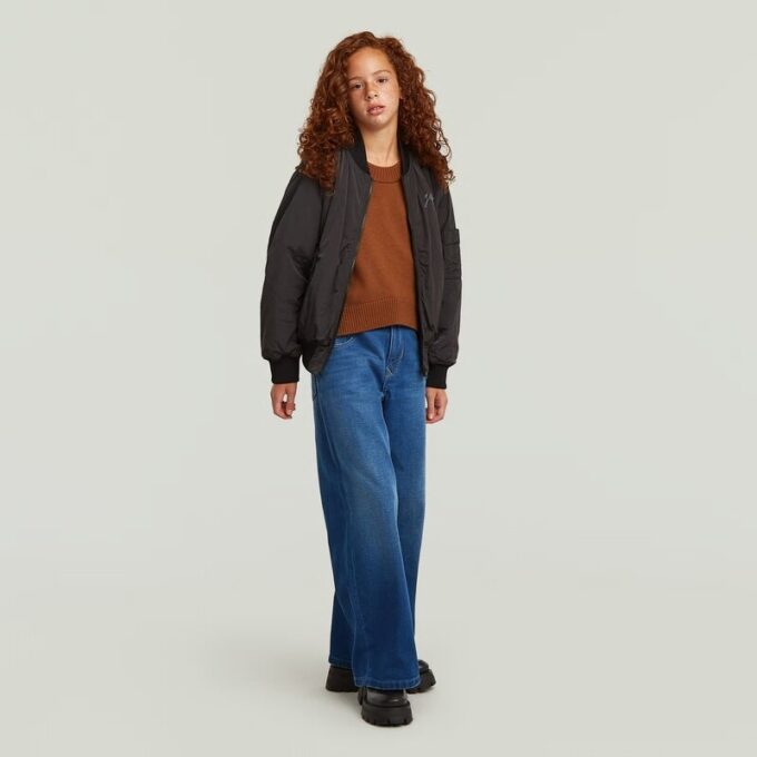 Meisjes Skater High Loose Jeans Meisjes Skater High Loose Jeans