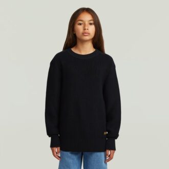Meisjes vissersgebreid vest
