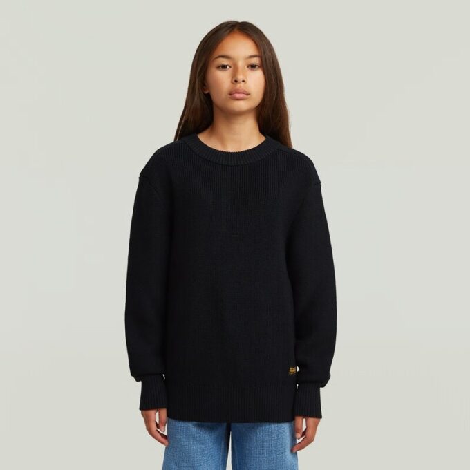 Meisjes vissersgebreid vest Meisjes vissersgebreid vest