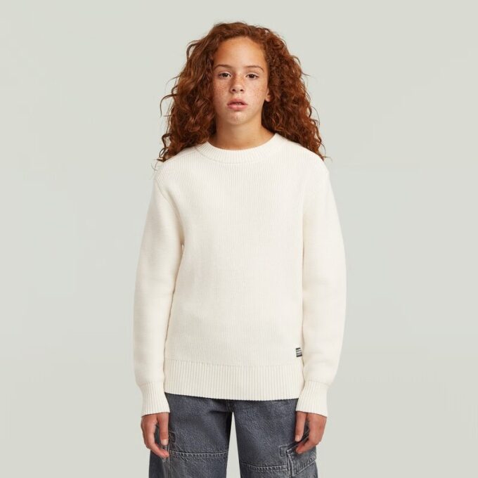Meisjes vissersgebreid vest Meisjes vissersgebreid vest