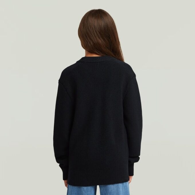 Meisjes vissersgebreid vest Meisjes vissersgebreid vest