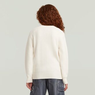 Meisjes vissersgebreid vest