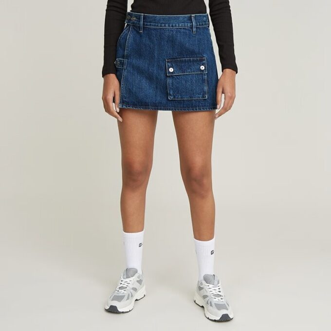 Micro Denim Skort Micro Denim Skort