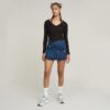 Micro Denim Skort Micro Denim Skort