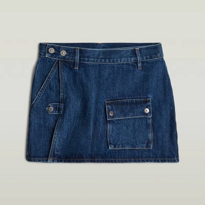 Micro Denim Skort Micro Denim Skort