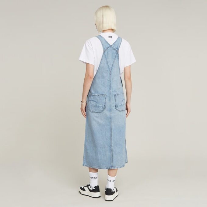 Midi-tuinbroekjurk