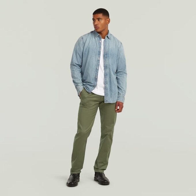 Morry taps toelopende chino Morry taps toelopende chino