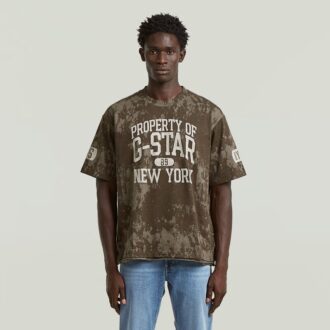 Multi AOP los T-shirt