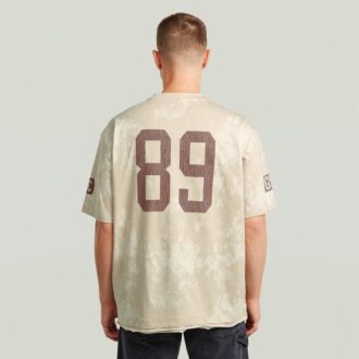 Multi AOP los T-shirt