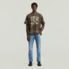 Multi AOP los T-shirt
