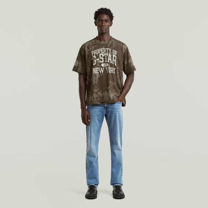 Multi AOP los T-shirt