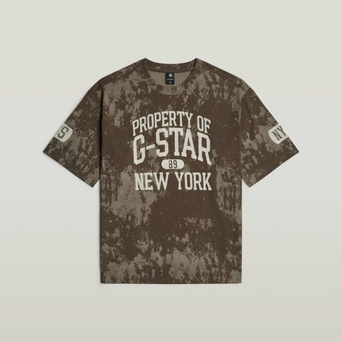 Multi AOP los T-shirt