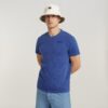 Musa Palm Stencil Pigment Dye T-shirt Musa Palm Stencil Pigment Dye T-shirt