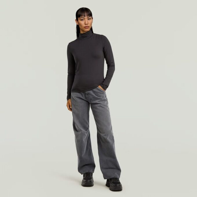 Normaal Mock T-shirt