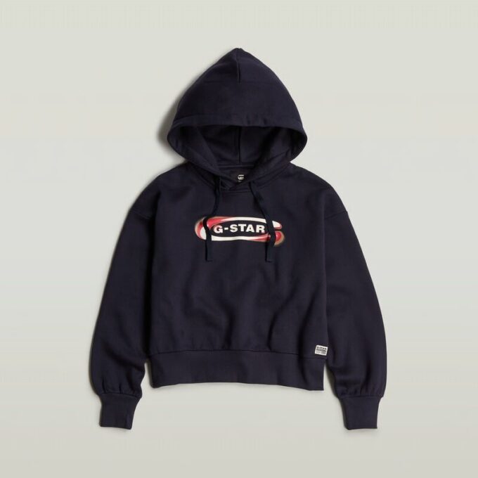 Old Skool Logo Losse Hoodie Old Skool Logo Losse Hoodie