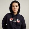 Old Skool Logo Losse Hoodie Old Skool Logo Losse Hoodie