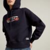 Old Skool Logo Losse Hoodie Old Skool Logo Losse Hoodie