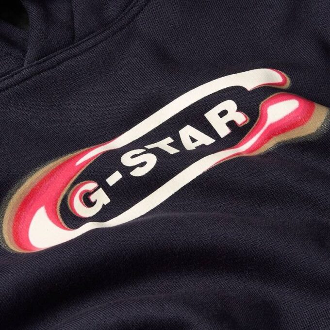 Old Skool Logo Losse Hoodie Old Skool Logo Losse Hoodie