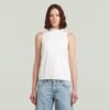 Open rug gebreide tanktop Open rug gebreide tanktop