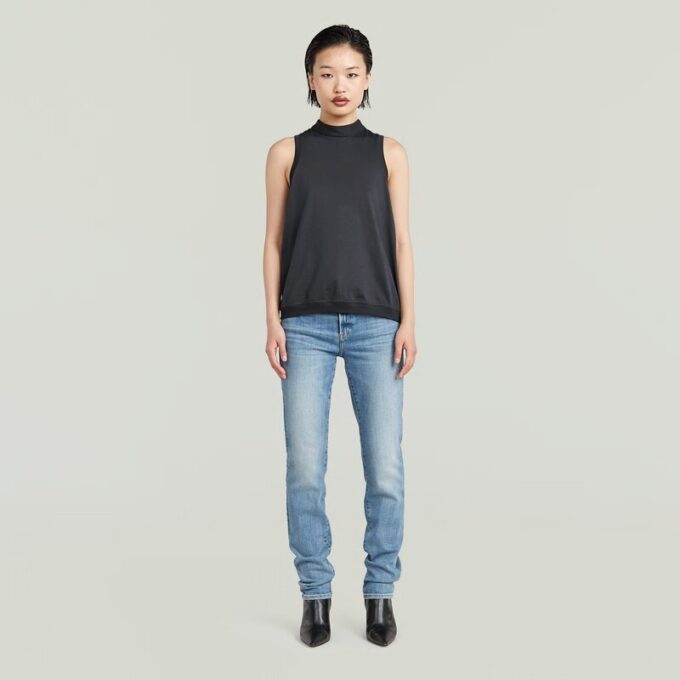 Open rug gebreide tanktop Open rug gebreide tanktop