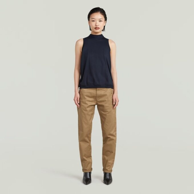 Open rug gebreide tanktop Open rug gebreide tanktop