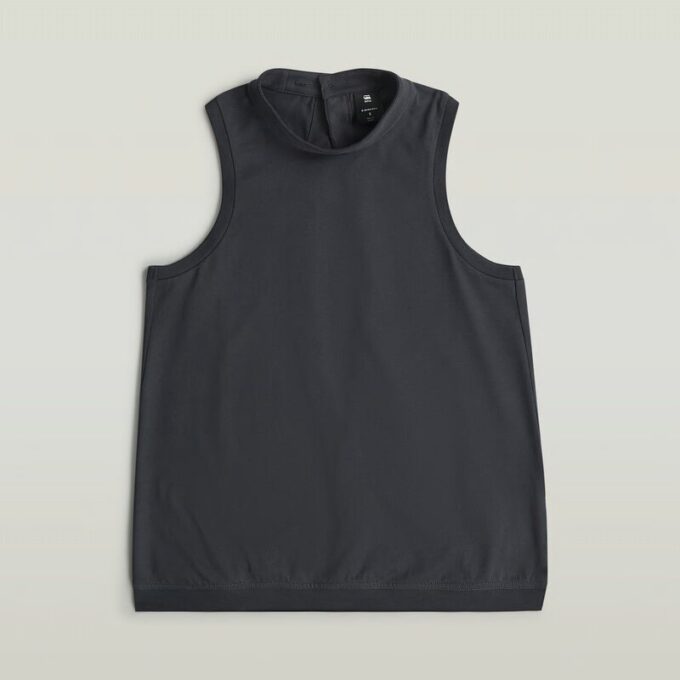 Open rug gebreide tanktop Open rug gebreide tanktop