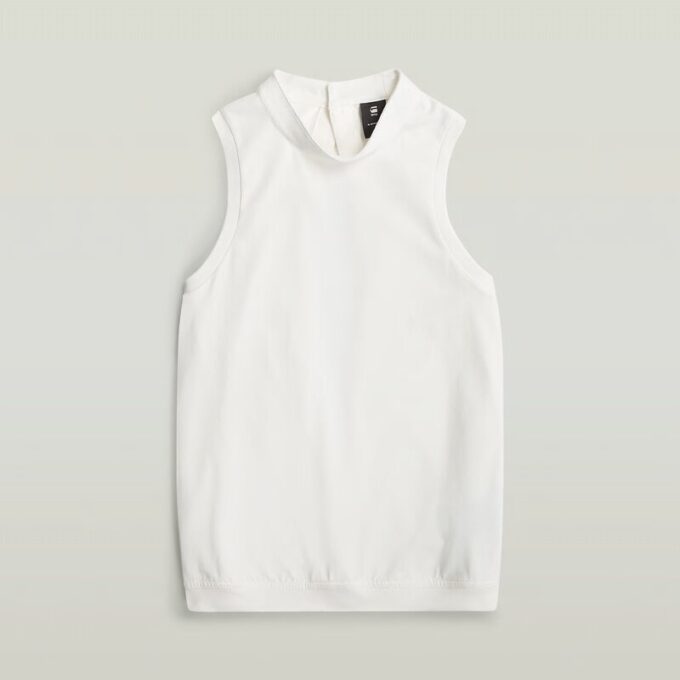 Open rug gebreide tanktop Open rug gebreide tanktop